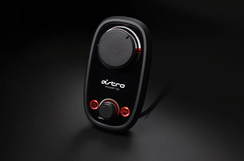 The MixAmp 5.8 receiver with master volume and voice/game balance