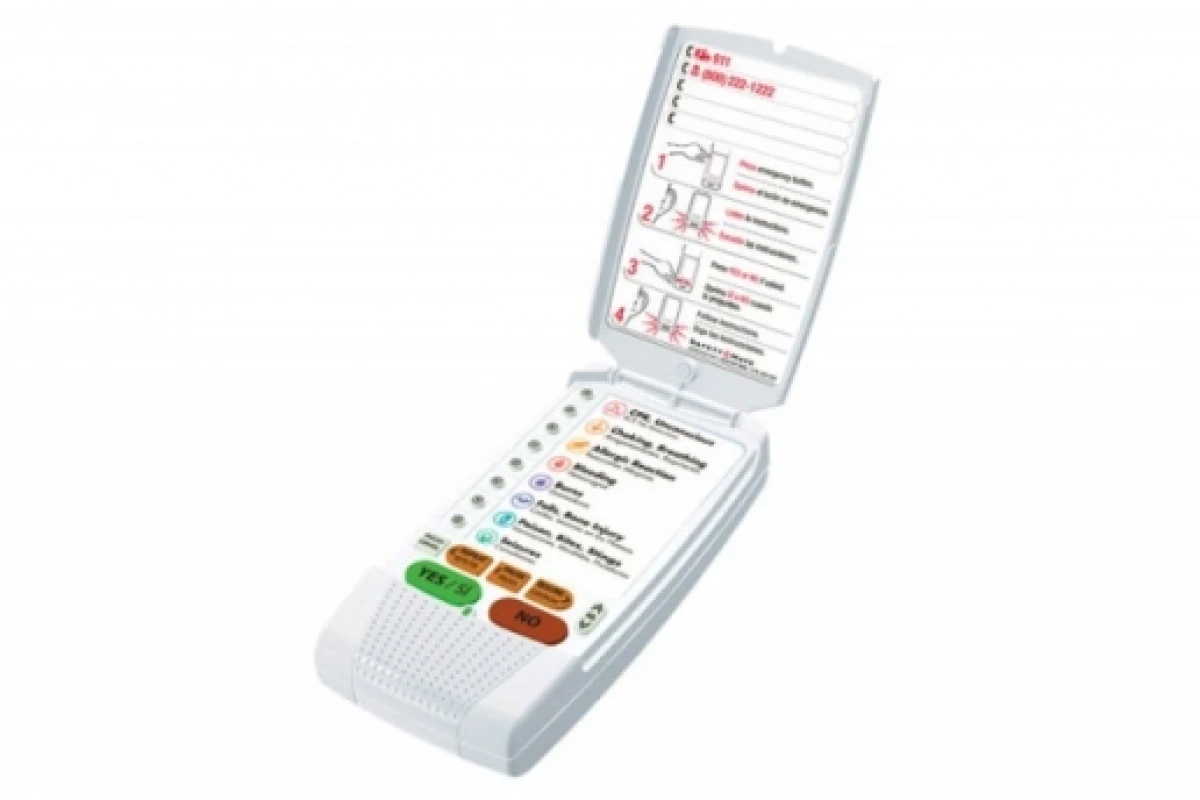 SafetyMate talking first-aid device