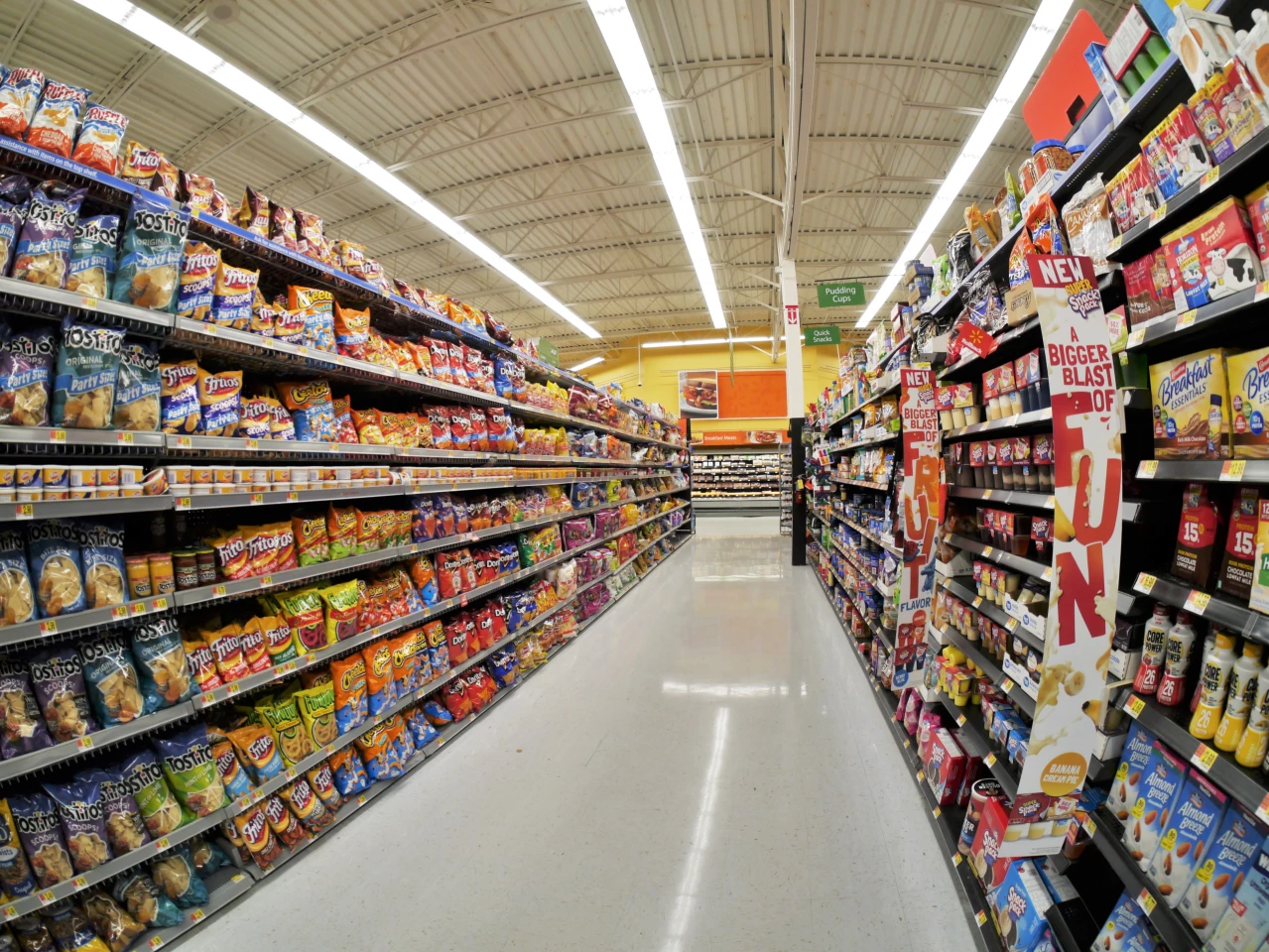 This aisle of Walmart is flooded with UPFs