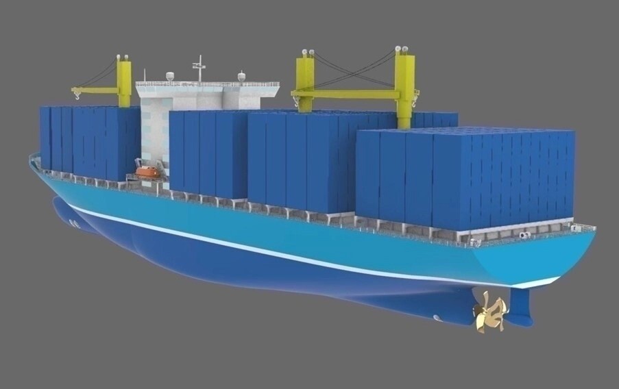Floating desalination plant