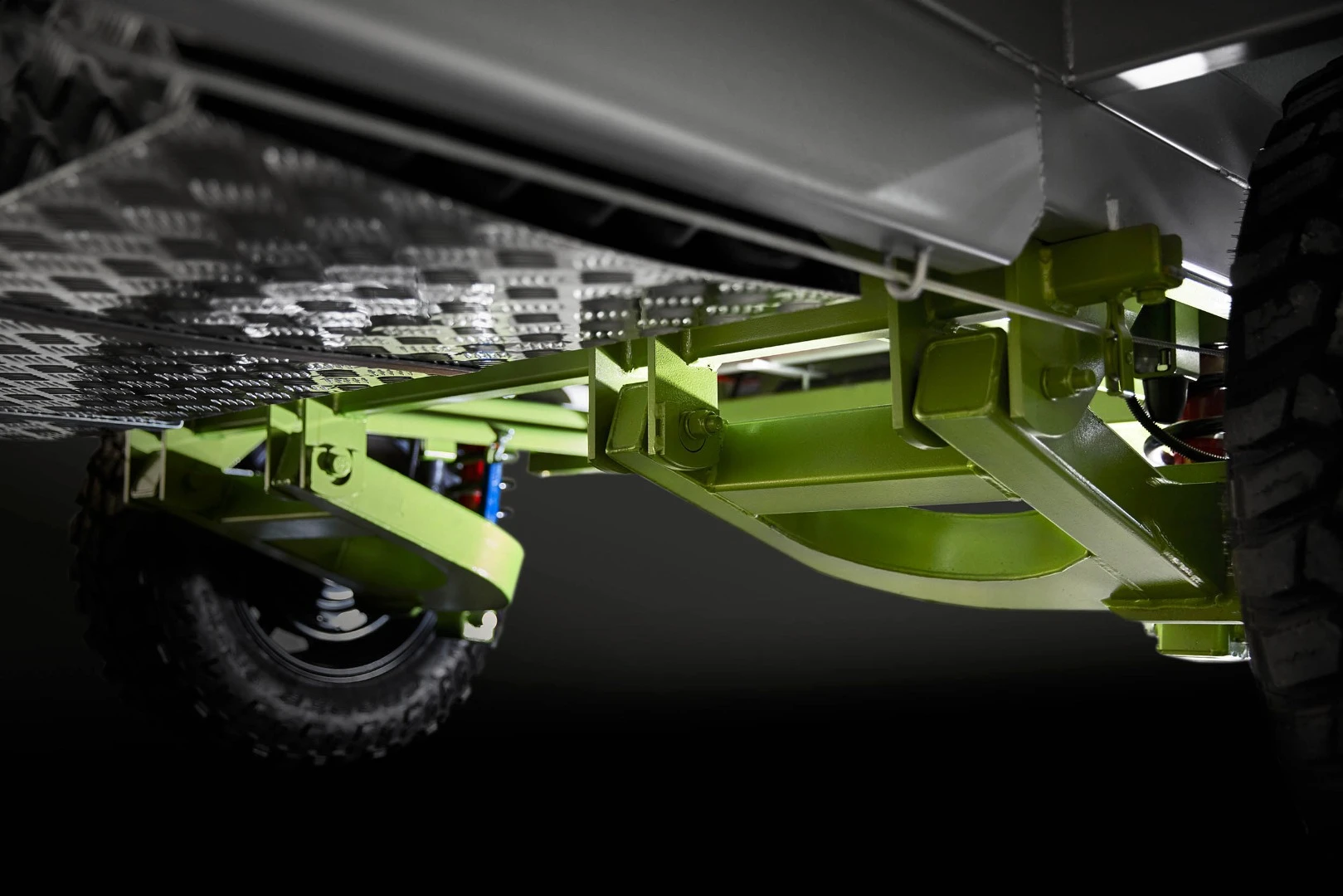 A look at the Off Grid's underbody armor