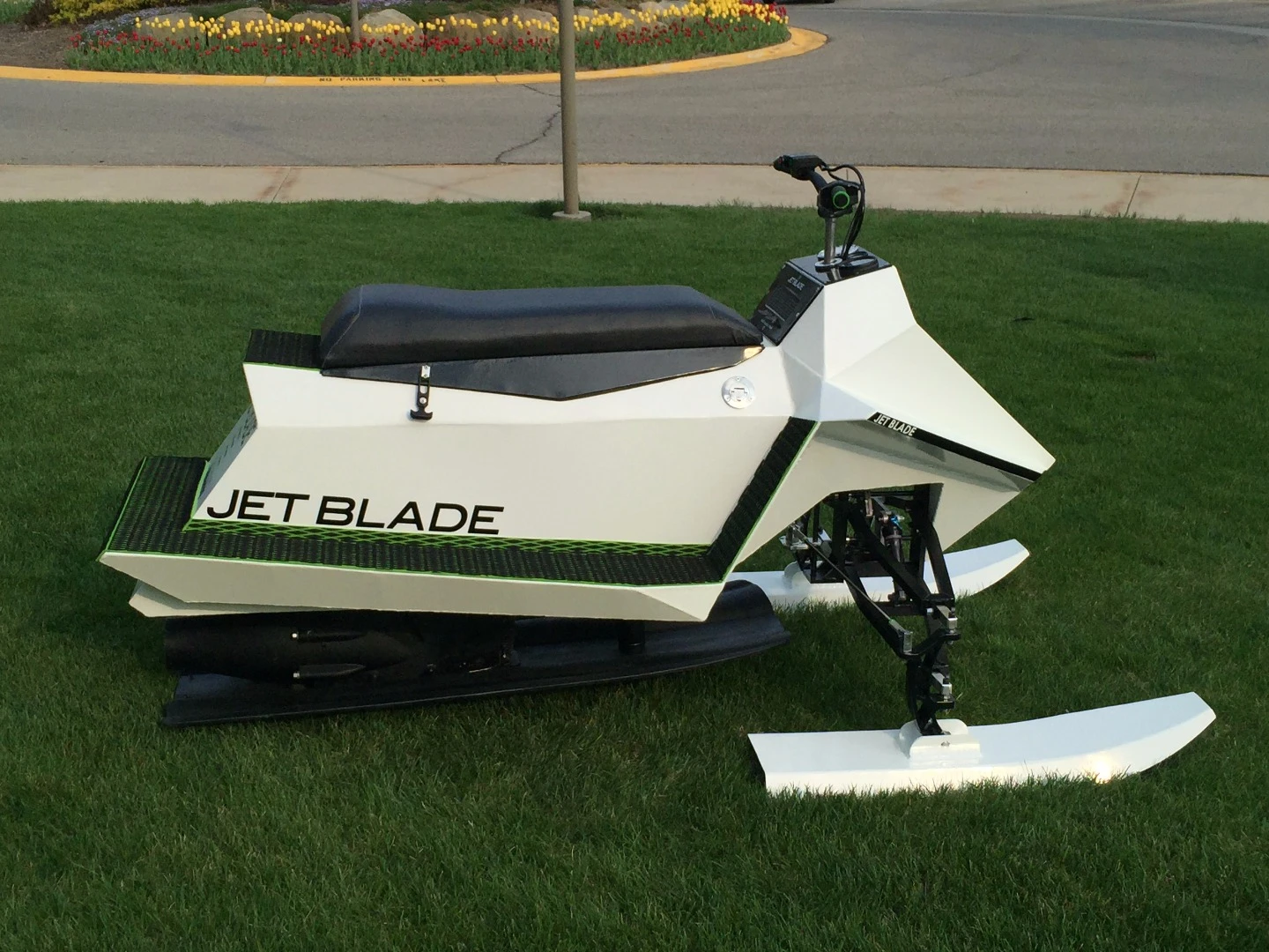 Jet Blade painted prototype side view