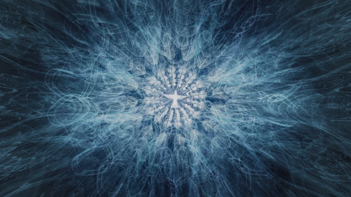 A still from the VR experience, Ayahuasca (Kosmik Journey)