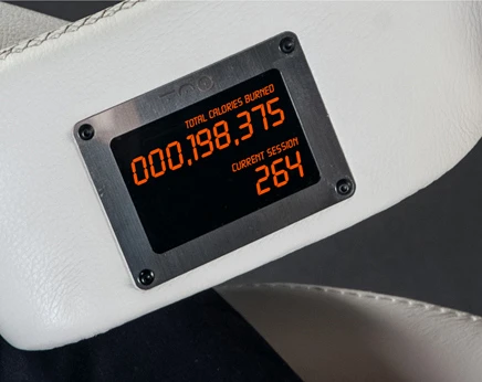 The TAO Chair will provide two readouts of calories burned