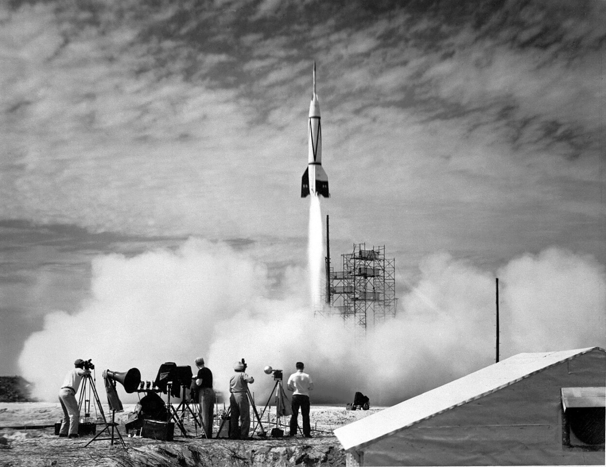 The Saturn V is based on the V-2 rocket