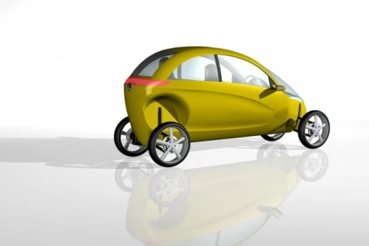 The TVA Gazelle tilting 4-wheeler concept