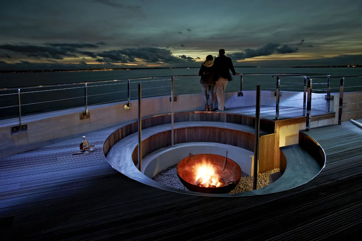 Spitbank Fort has received a £3 million (US$4.85 million) makeover, turning it into an exclusive private island retreat