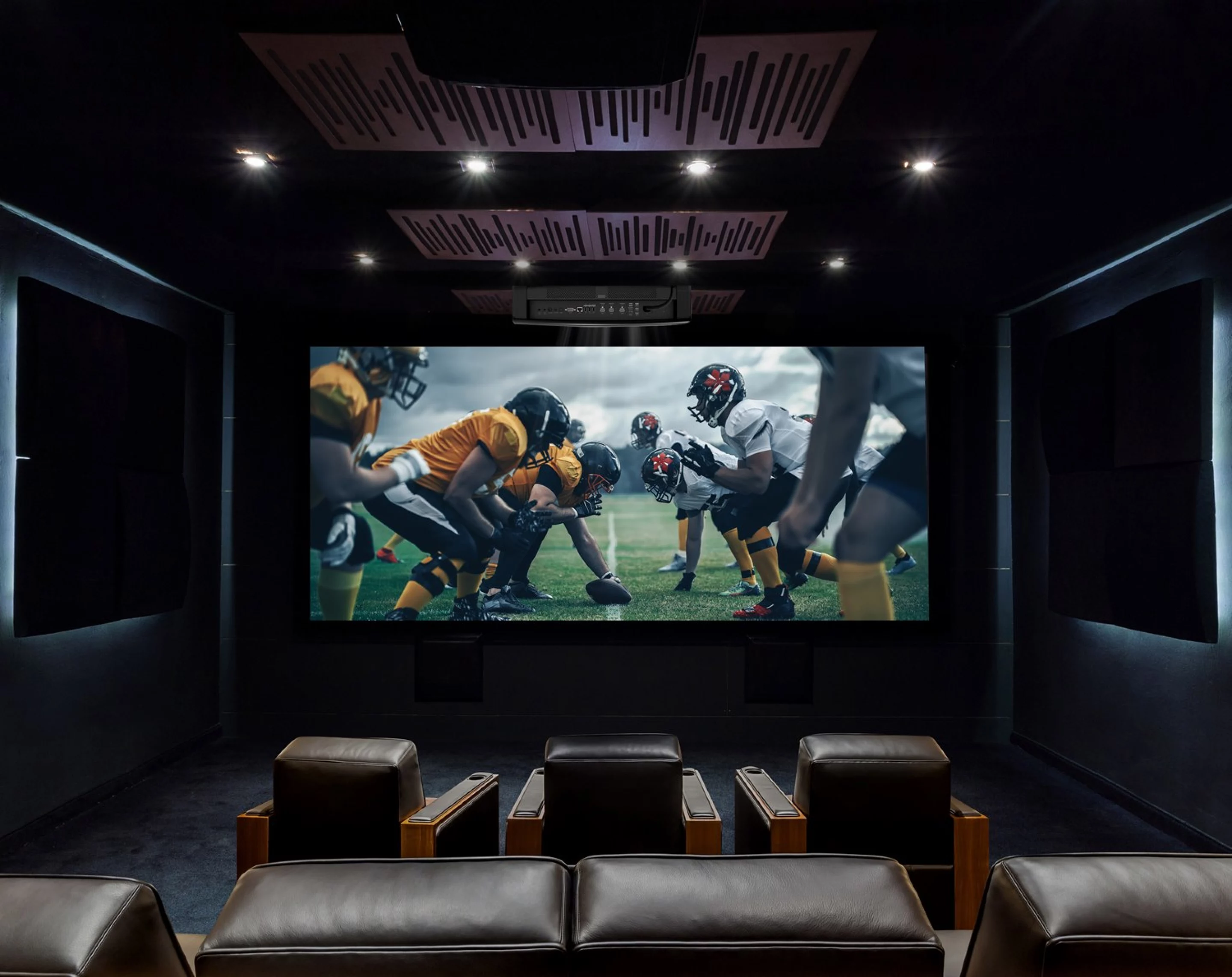 Dual-laser 4K projector gets bright and colorful in the home cinema