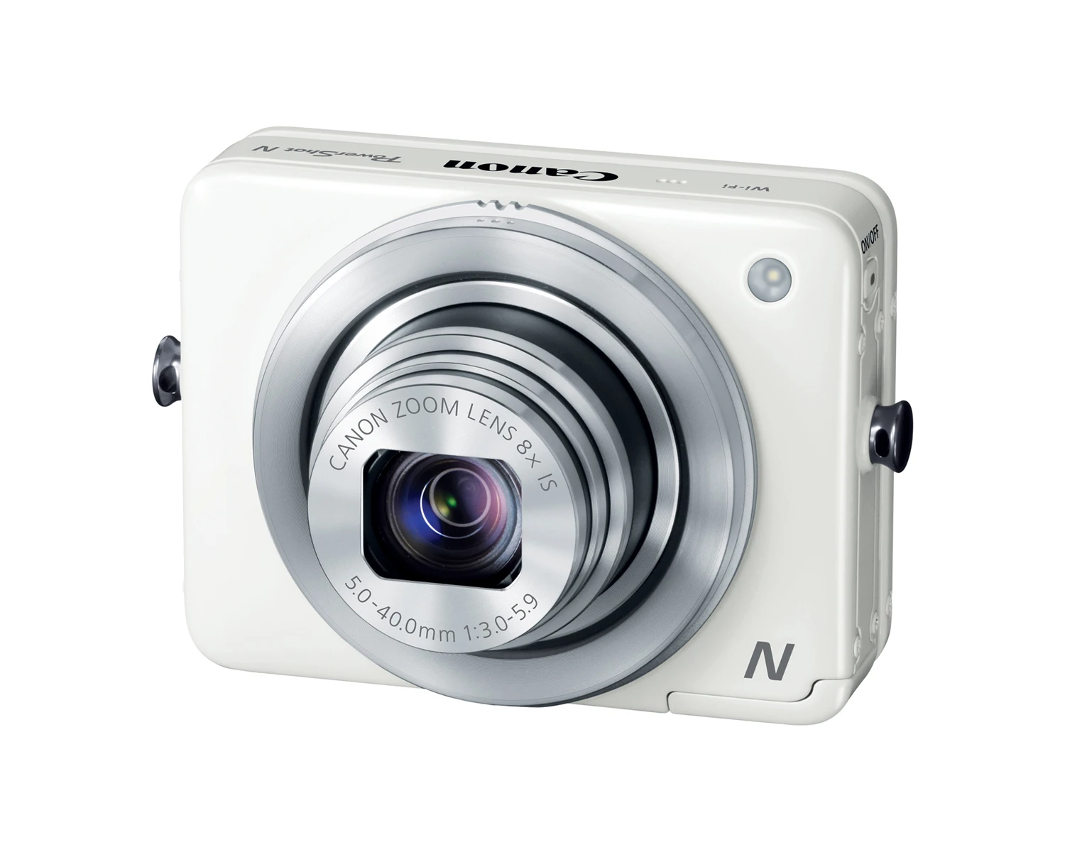 The Canon Powershot N has an unusually square design