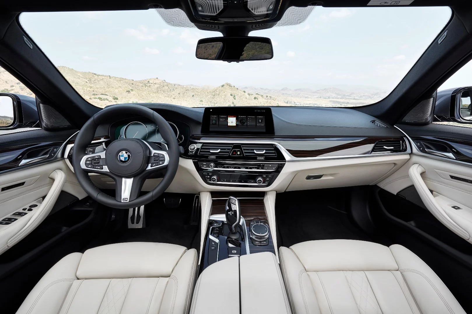 Gesture control has been borrowed from the 7 Series for the BMW 5 Series