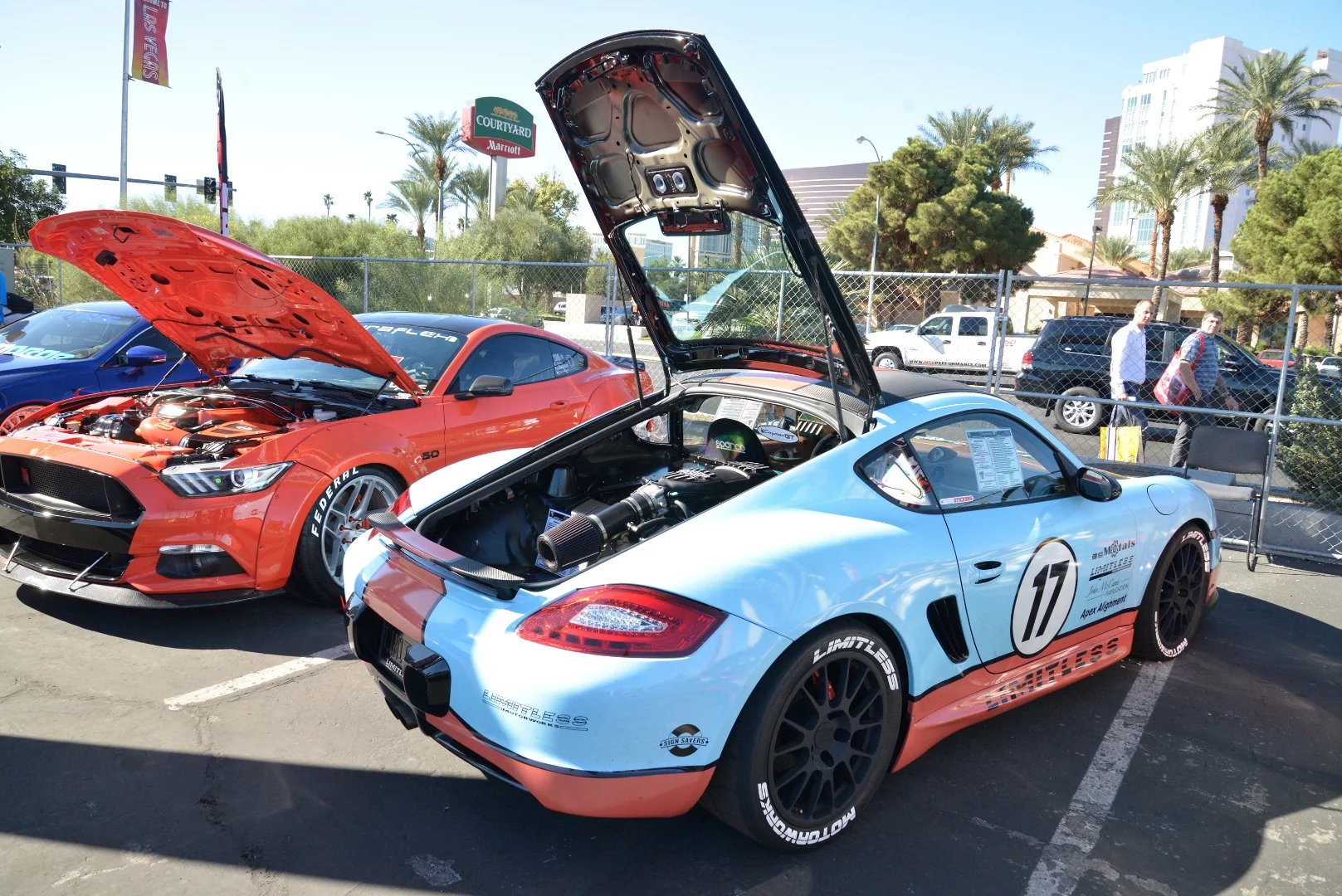 The Limitless Cayman GT shows off its impressive mid-mounted engine