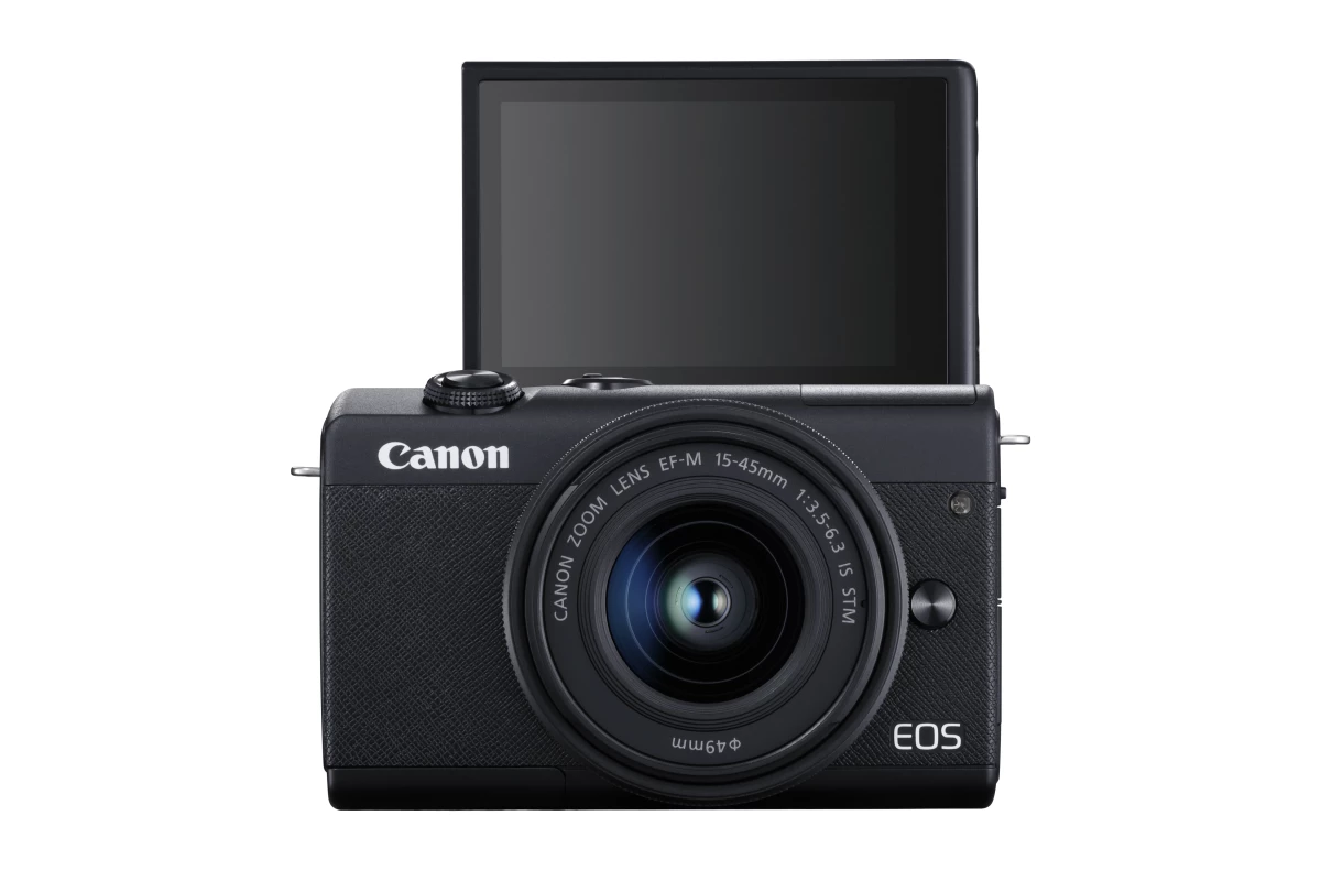 The EOS M200 is selfie-friendly