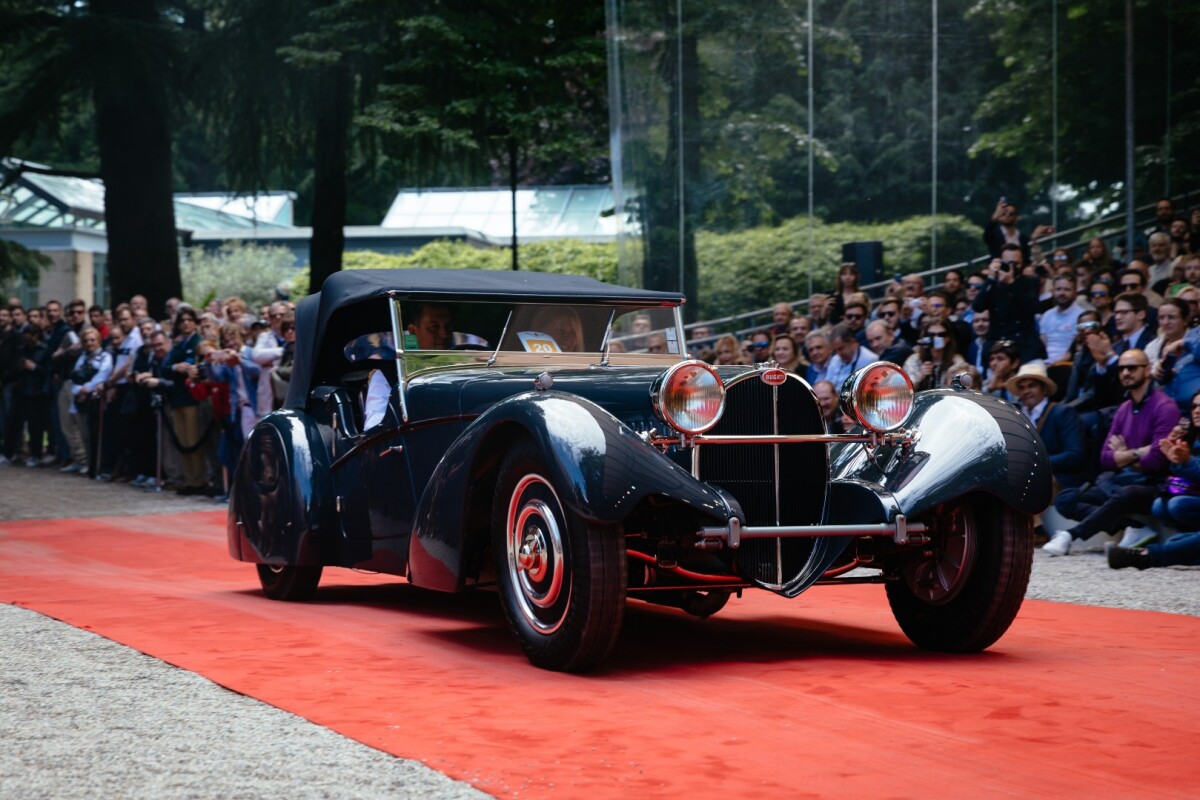 The winner of the Trofeo BMW Group Classic for the most sensitive restoration was this 1937 Bugatti 57 S Four-Seater Sports Tourer by Vanden Plas owned by Robert Kaufmann