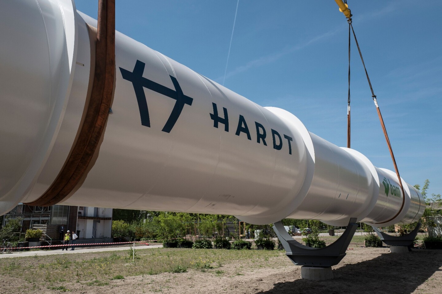 The Hyperloop facility will allow the Hardt Global Mobility team to test out their system at low speeds