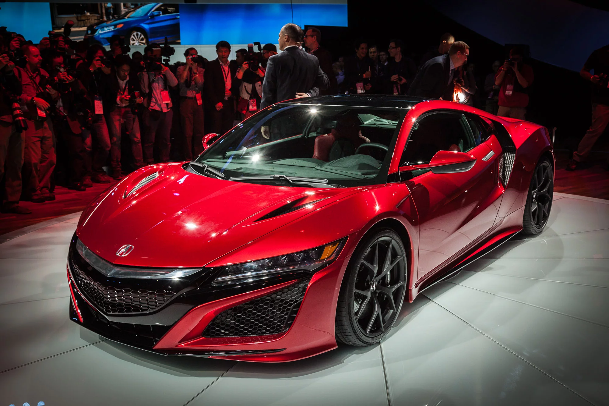 The production spec Acura NSX Version 2.0