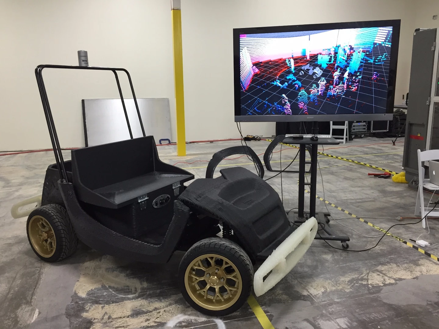 Initially, the 3D-printed SmartCart will undergo testing at a special site run by the Mobility Transformation Center, before rolling out to the North Campus of the University of Michigan