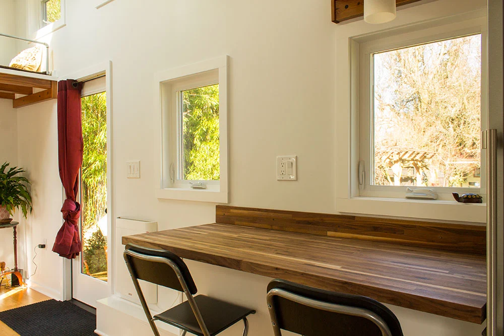 The home's owners can enjoy different outlooks onto the surrounding landscape