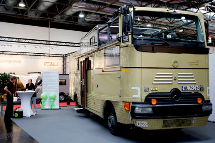 The Skydancer 7.5 experiments with the idea of a convertible motorhome