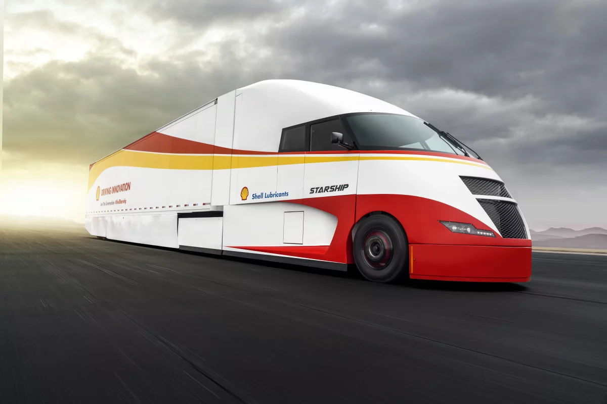 The Starship Class 8 concept tractor trailer will begin a US coast-to-coast journey in May