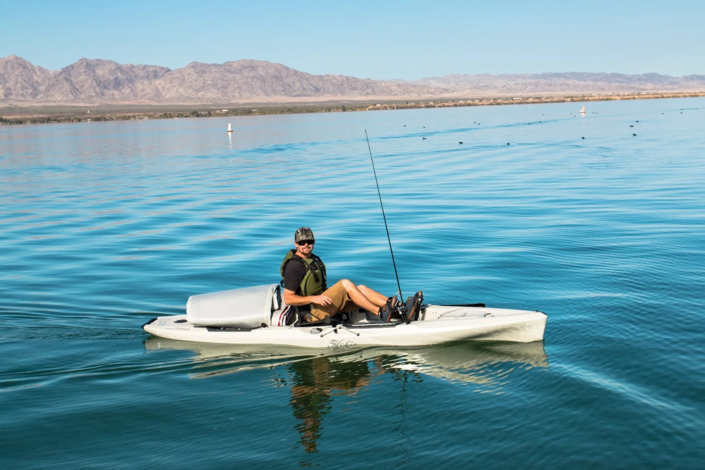 Hobie's Mirage Outback: quick, stable and fully set up for solo fishing trips
