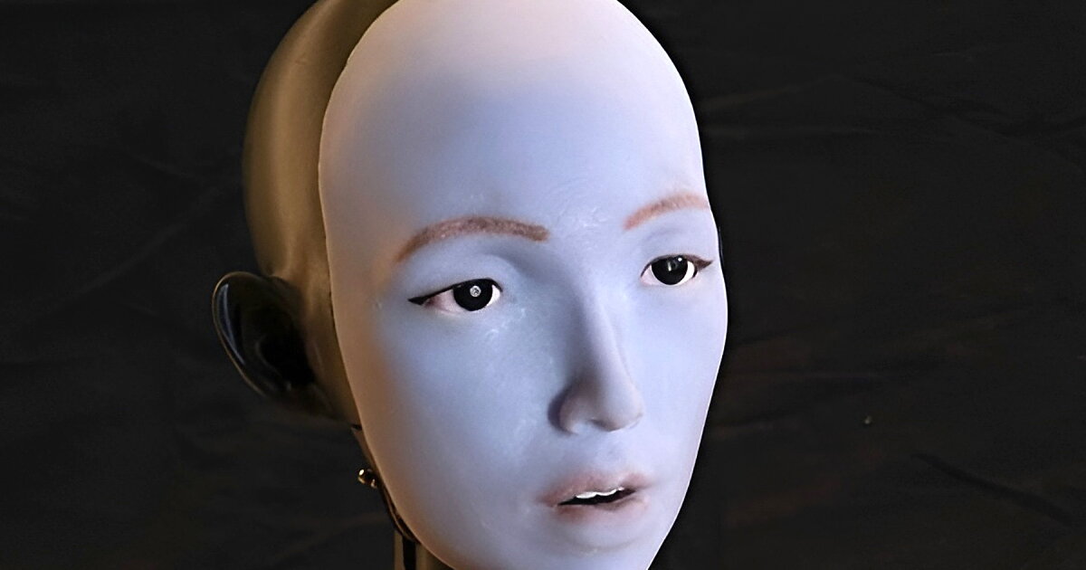 Robot lip syncs to speech, trains itself to talk Robot lip syncs to speech, trains itself to talk