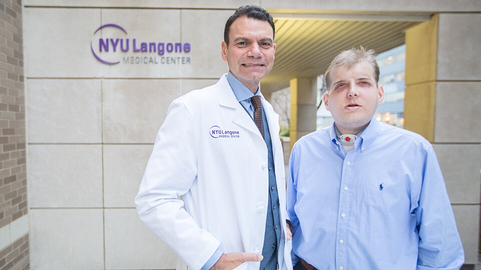 Dr. Eduardo D. Rodriguez (left) and Patrick Hardison