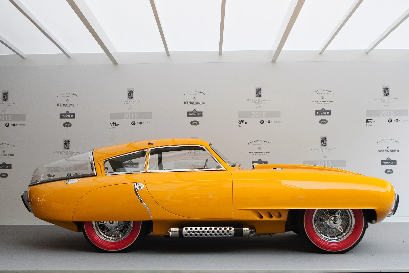 The Trofeo BMW Group Ragazzi award was chosen by polling those in the crowd younger than 16 years of age, and the winner was this spectacular 1952 Pegaso Cupula Coupé owned by Evert Louwman of the Netherlands. Only 90 of these 2.5-litre V8 engine "Spanish Ferraris" were made, and this was the show car at the 1953 World Motor Show in New York’s Madison Square Garden.