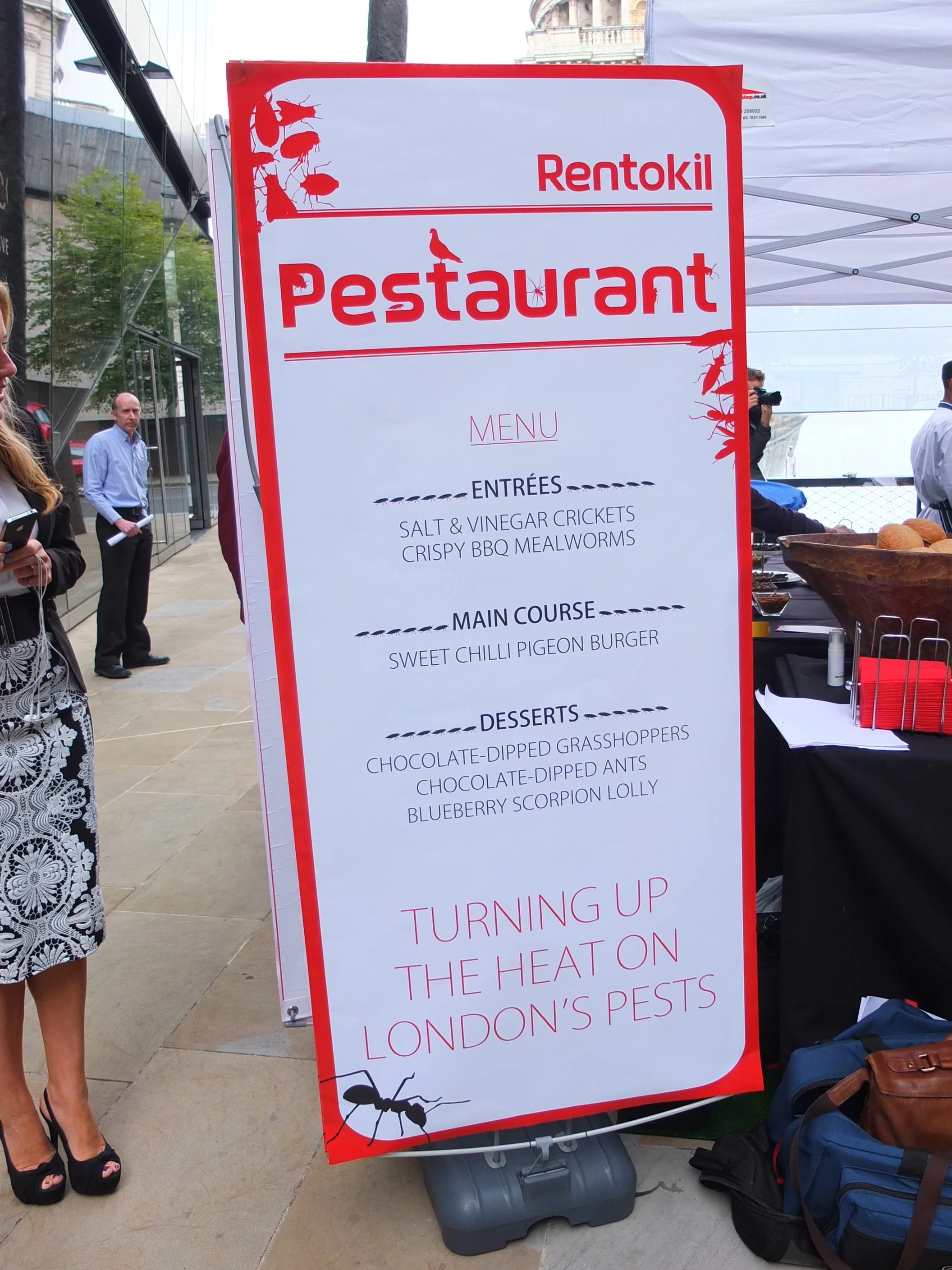 The restaurant on the day was altered and reduced from the one circulated ahead of the event (Photo: Gizmag)