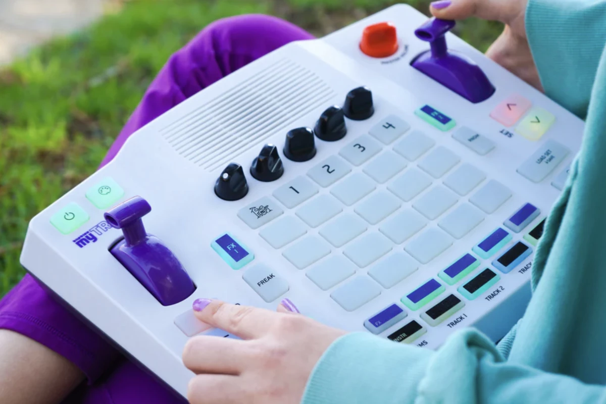 "By merging the portability, durability, and safety of toys with high-quality and advanced functionality of a legitimate instrument, we’ve created a fun and accessible music-making machine that anyone can play," says company co-founder, Troy Sheets
