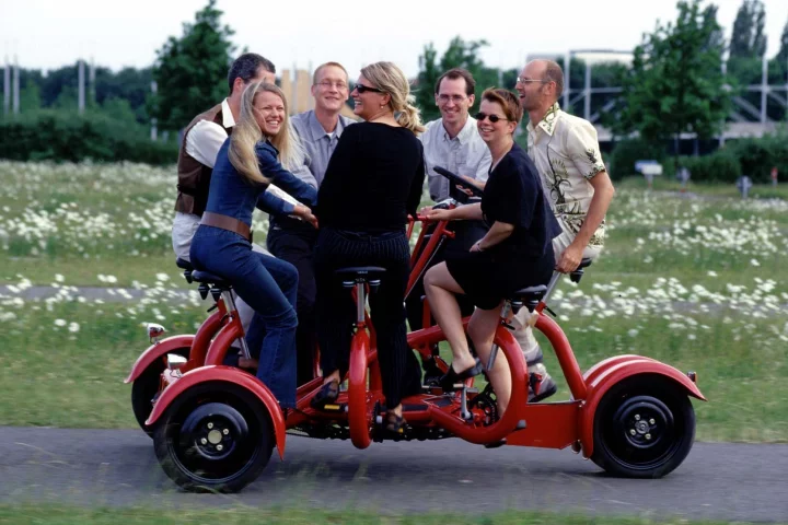 ConferenceBike on the road
