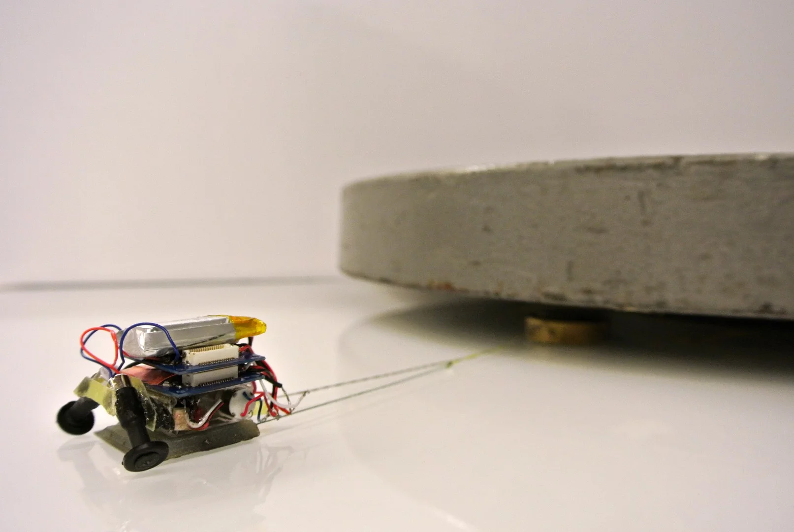 The robots use a smart adhesive surface to carry many times their own weight