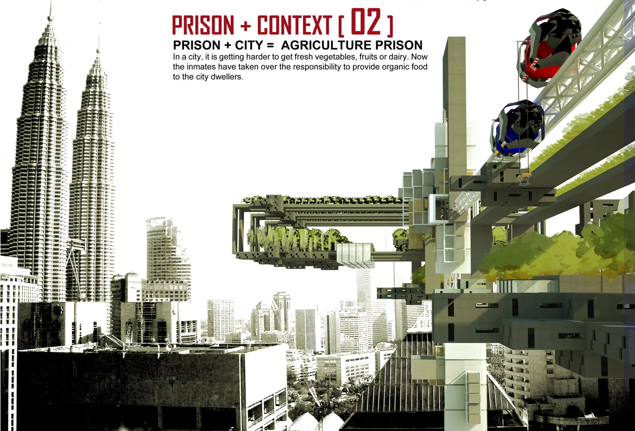 A Vertical Prison with an agricultural focus