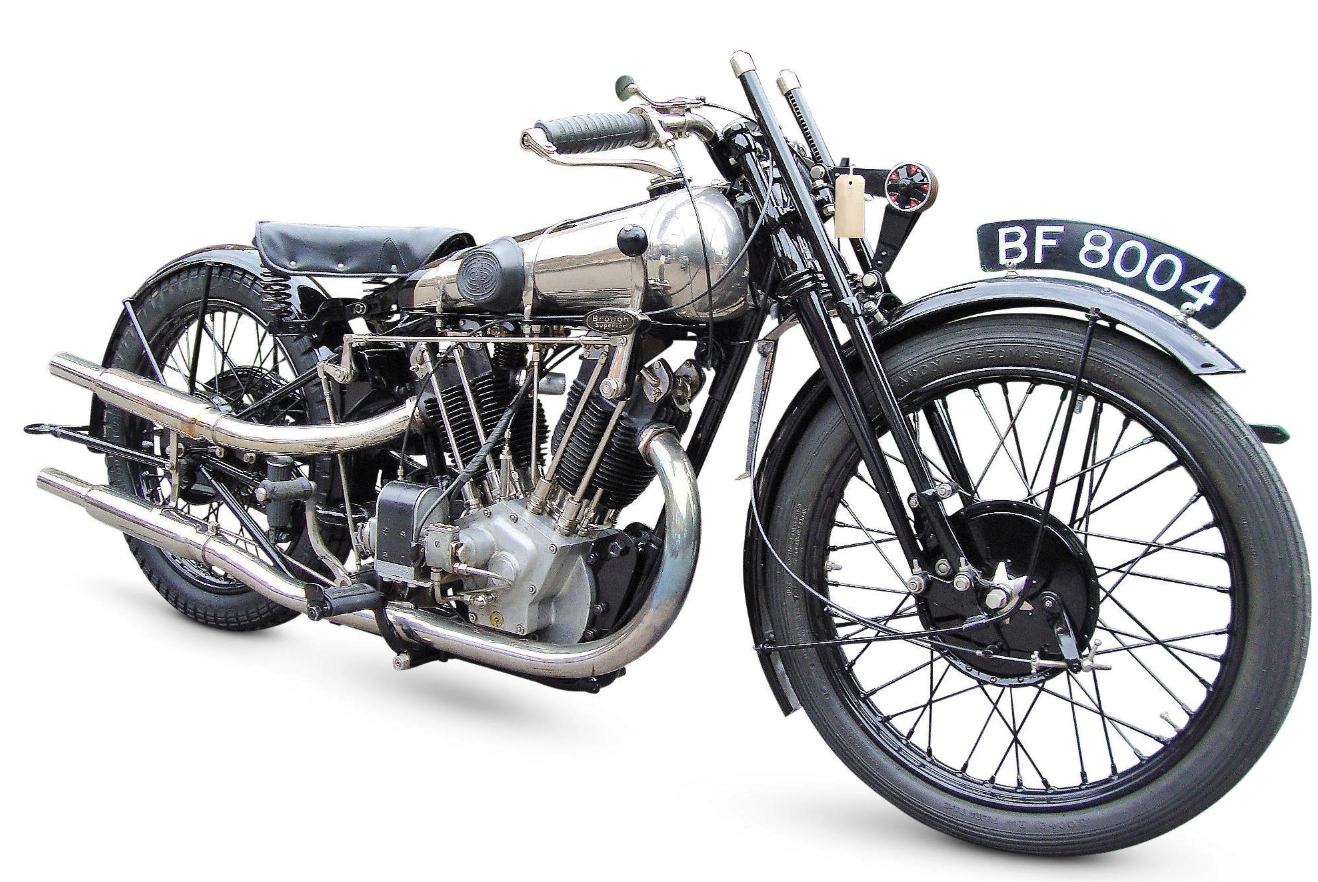 Built from a genuine Pendine racing engine that was originally supplied to Brough Superior by J A Prestwich in April 1927, this 1927 Brough Superior SS100 Pendine did particularly well at auction considering the remainder of the bike has been built from parts, including a replacement frame. | Auction Description