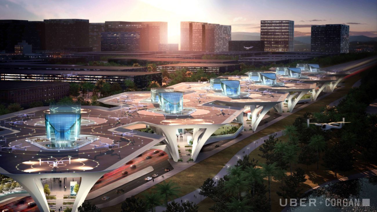 The Skyport concept dreamt up by architecture firm Corgan would be a modular system so it can be adapted to different cityscapes