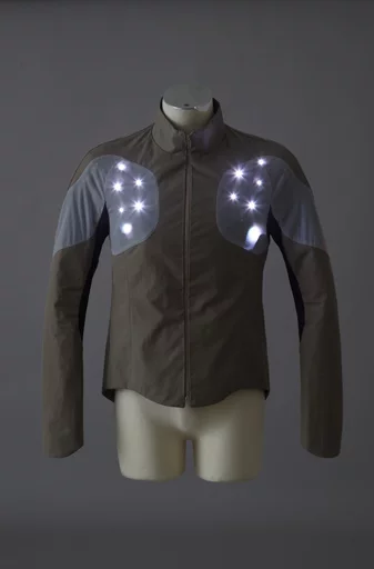The Sport Supaheroe integrates 64 RGB LEDs into its stretchable, wearable circuit boards