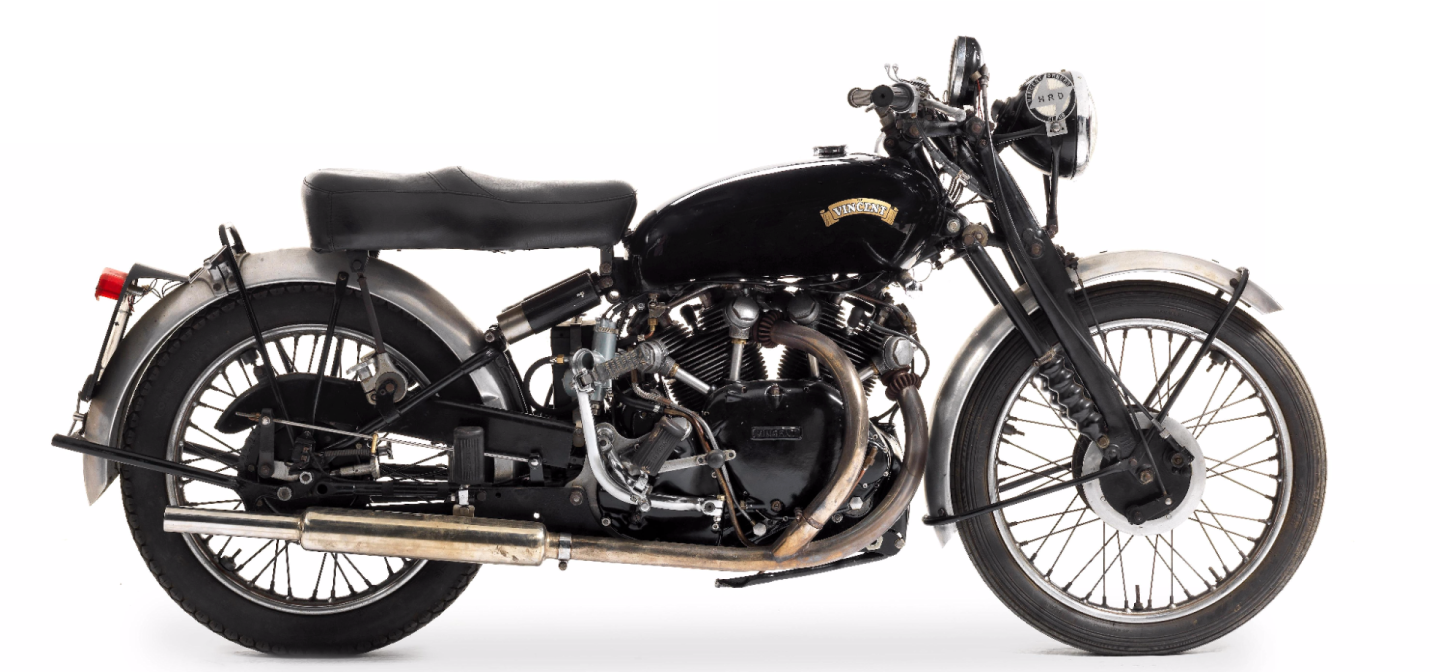 1950 Vincent 998cc Series-C Black Shadow Price: £70,940 ($94,250)Auction Description