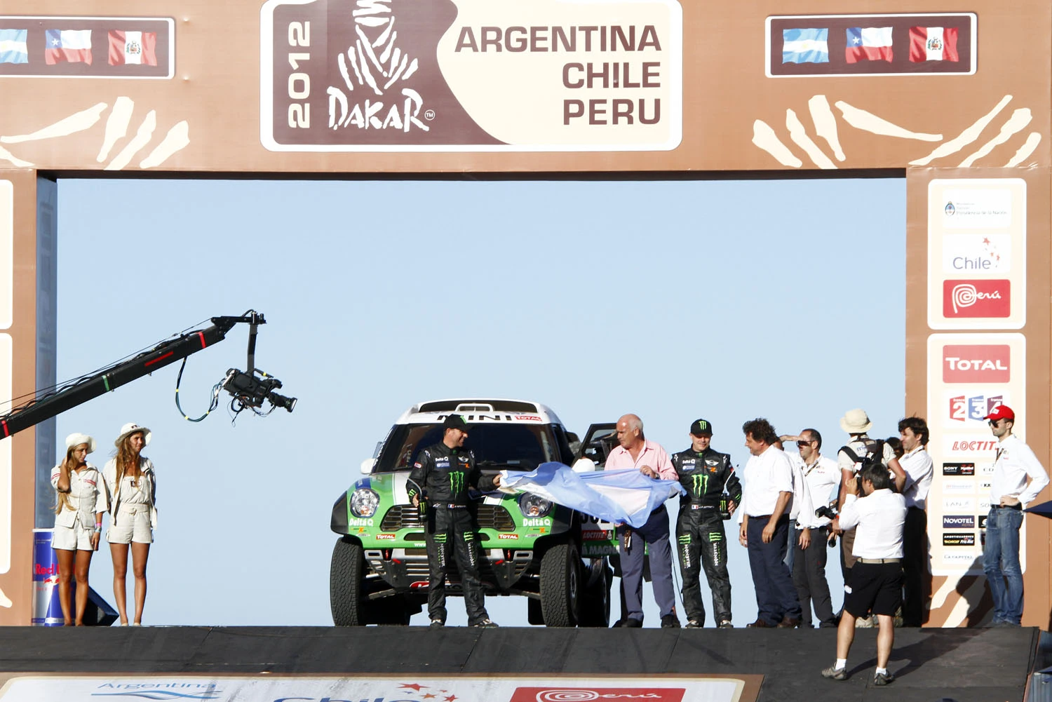 Peterhansel and his MINI ALL4 Racing