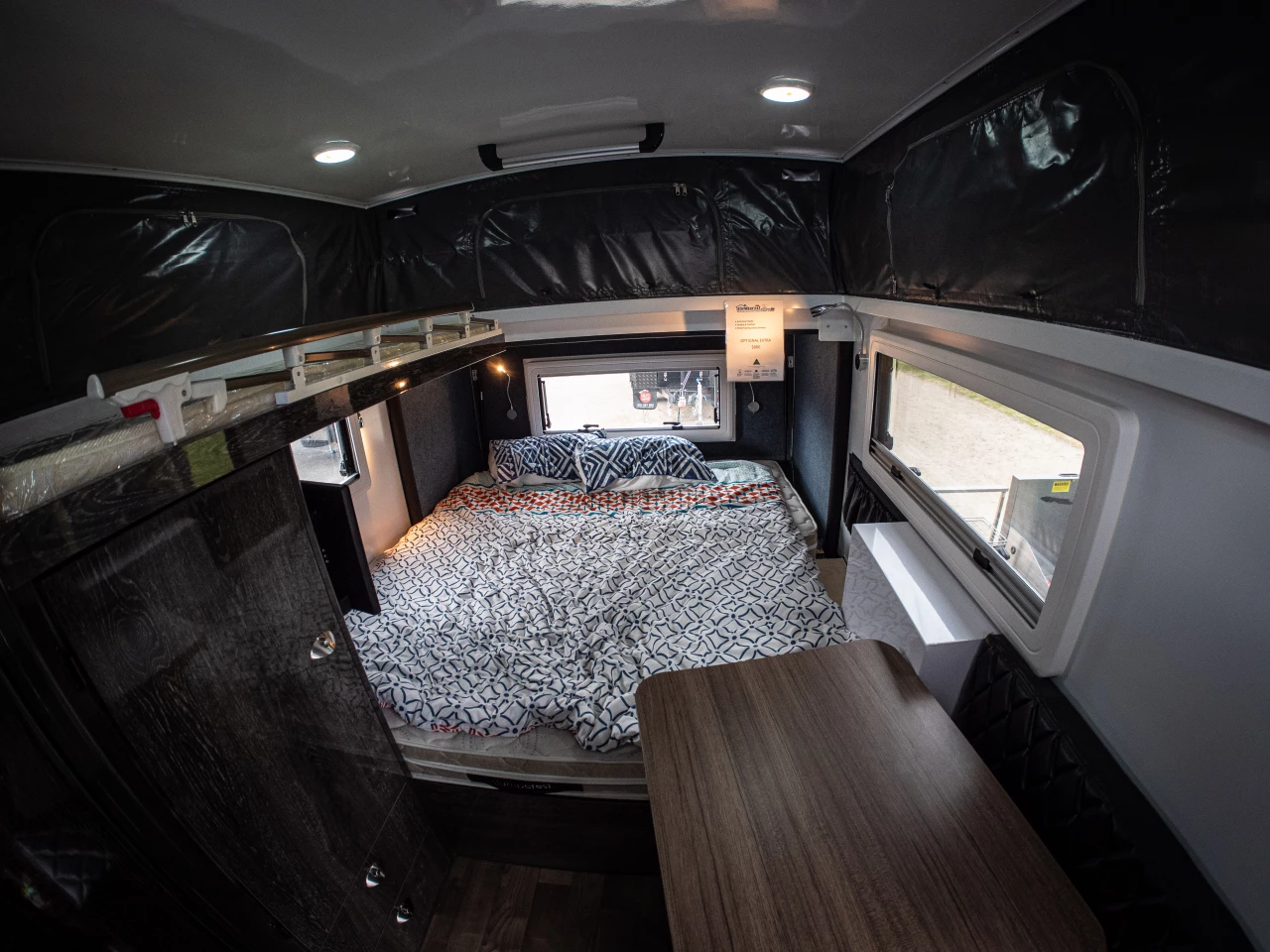 Inside the Mars Saturn 13 caravan