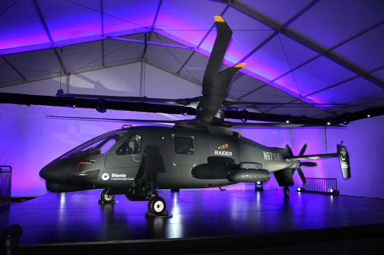 The co-axial Sikorsky S-97 Raider was first unveiled in 2014