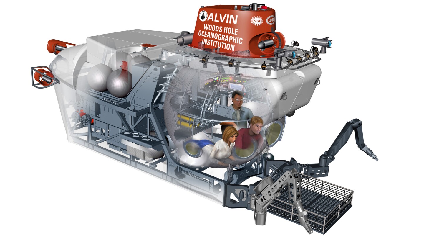 Artist's impression of Alvin after its upgrades