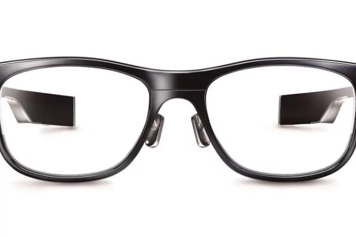 The Jins Meme eyewear is fitted with sensors to alert the user to when fatigue starts to creep in