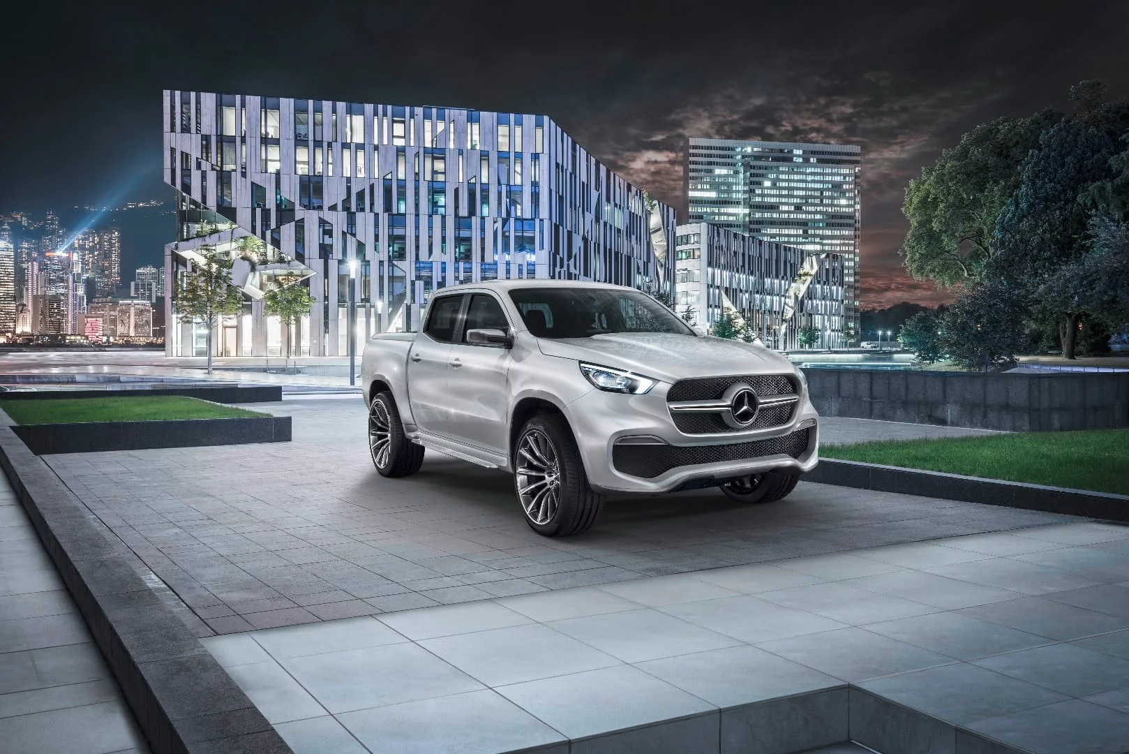 The X-Class Concept was shown off in two different trims