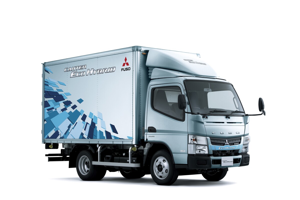 Fuso's second-generation Canter Hybrid gets 25% better fuel economy