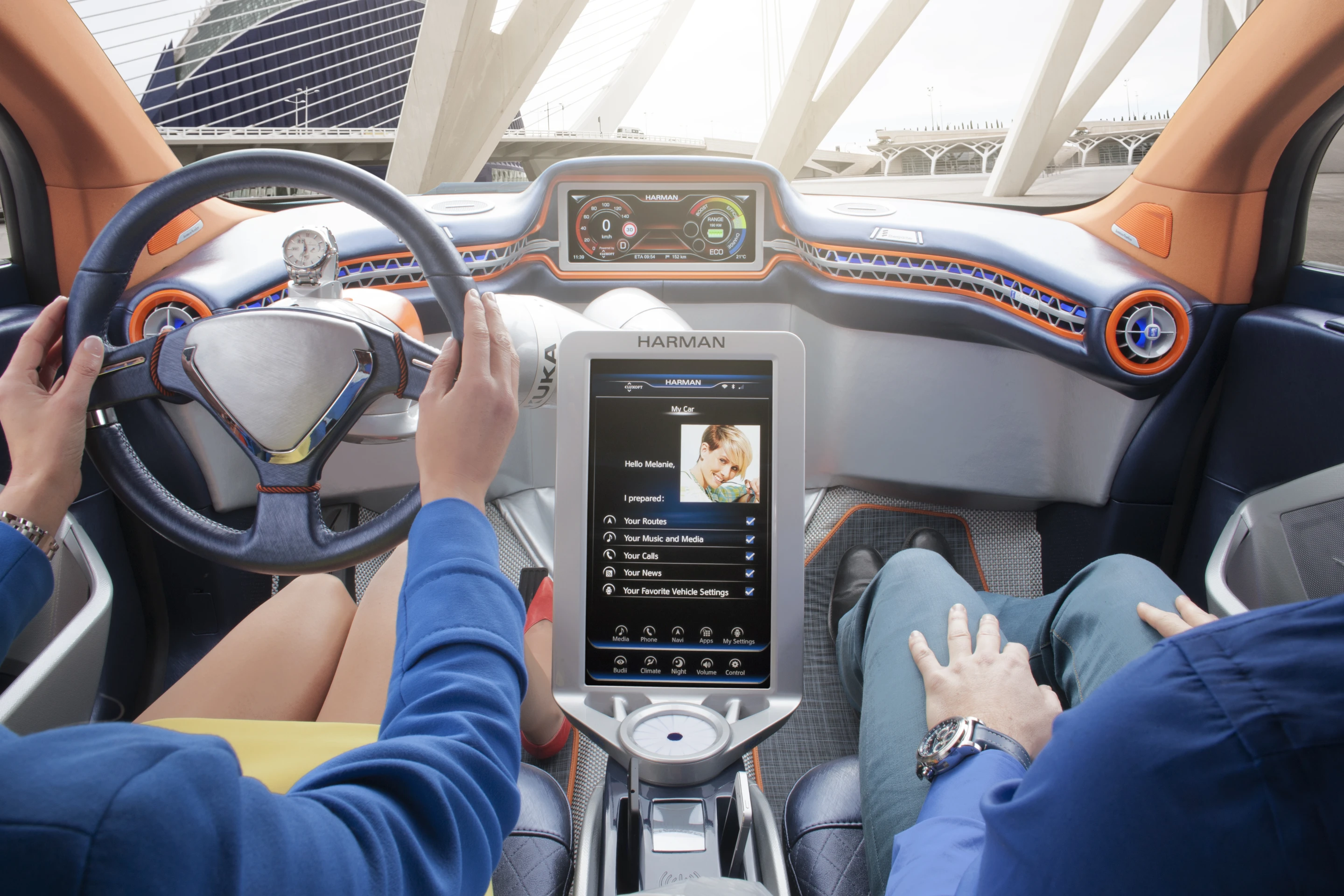 Now the passenger can have a turn (or is it the driver?)