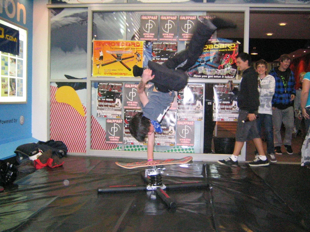 Gyroboard helps balance, core strength and coordination