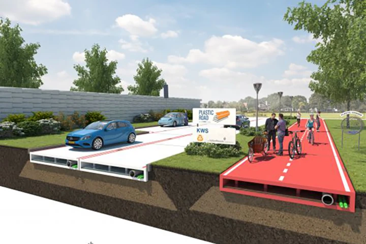 VolkerWessels' PlasticRoad is only a concept at this stage, but the company is looking for partners to help develop a prototype