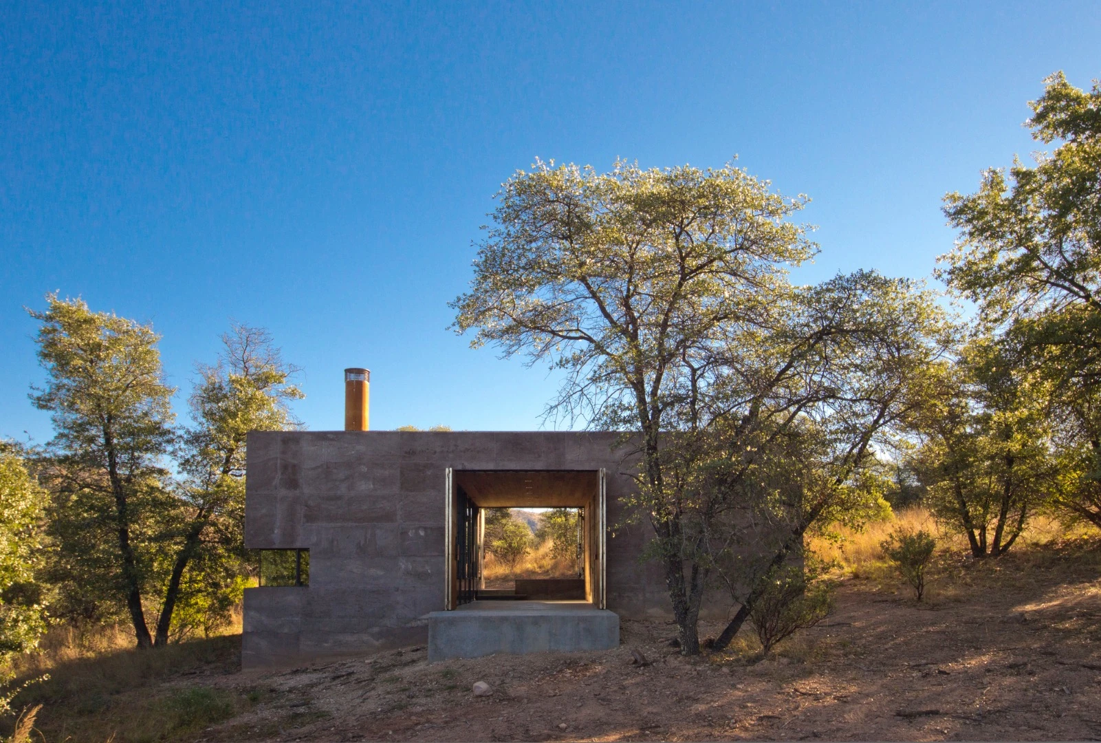 The home is built around a zaguan – essentially a large corridor/living area