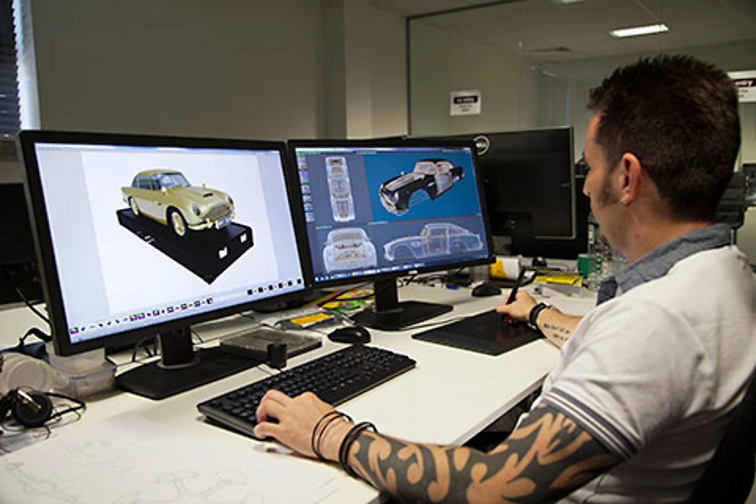 Creating the 3D model (Image: PropShop)