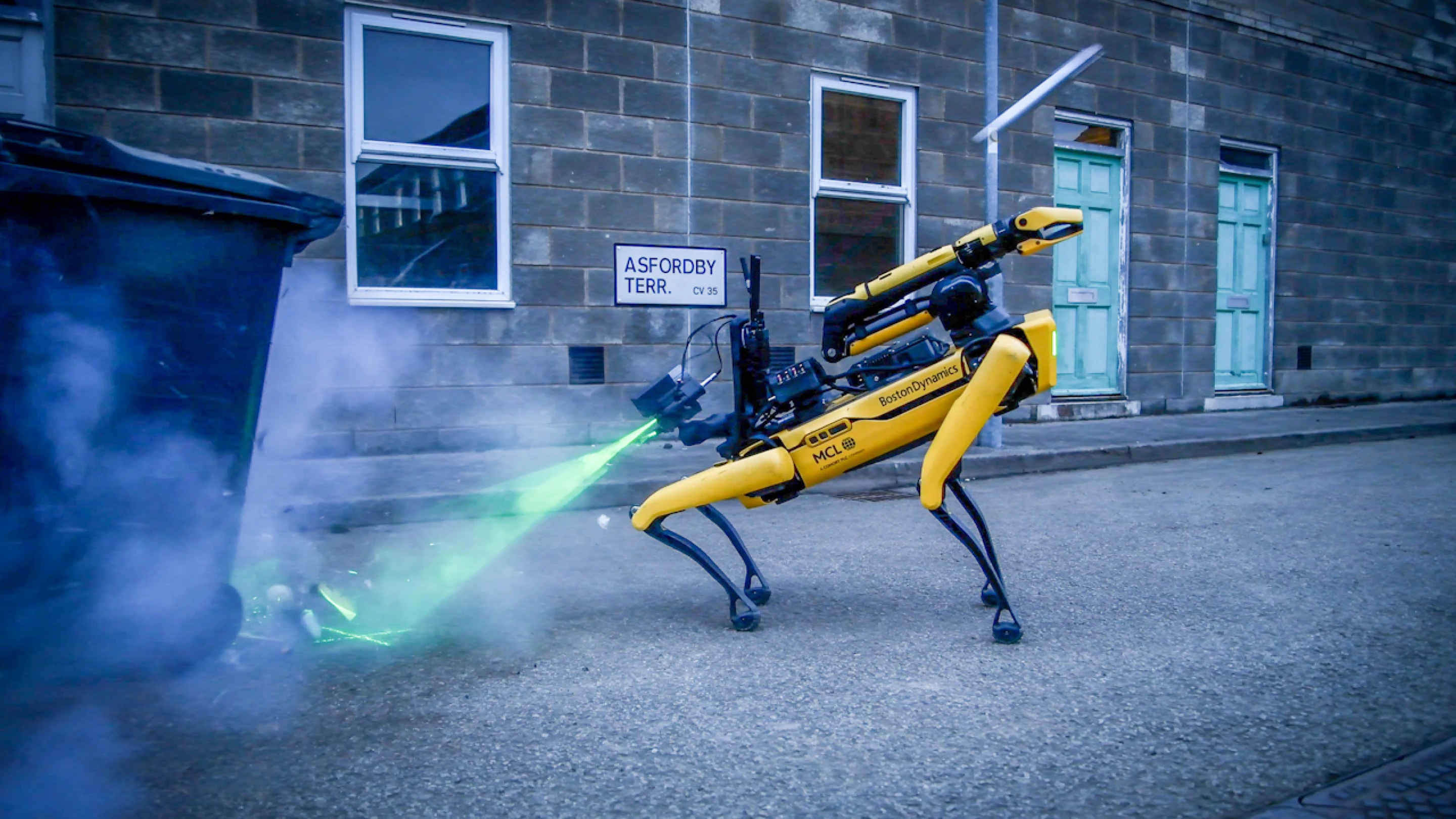 Bomb Diffusion Robodogs tackle bomb detection, defusing and disposal