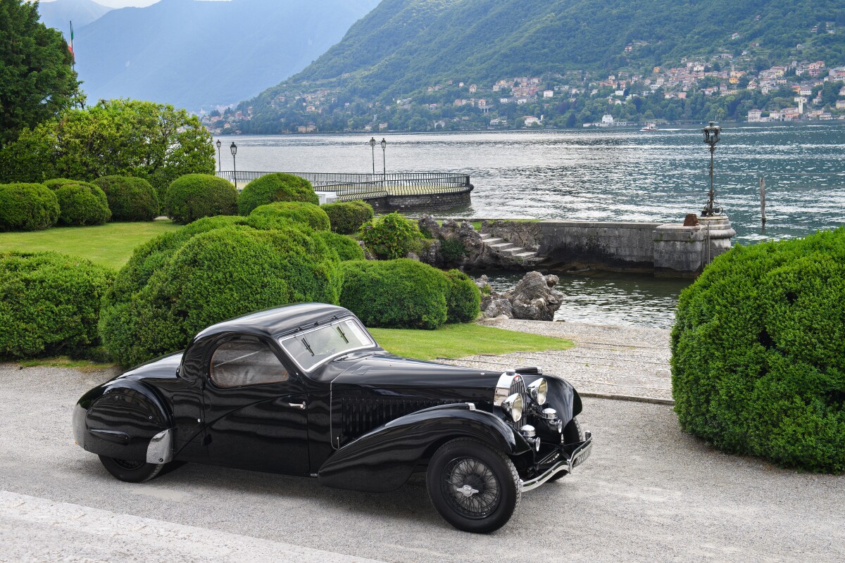 The credentials of this car are spectacular, being one of the four prototypes of the rare body style created by Bugatti's own in-house coachbuilding department, first owned by two-time Targa Florio winner and Bugatti director Meo Costantini, original in every respect, and with just 26,000 km on the odometer. The third Atalante built was sold for €3,024,000 ($3,381,049) against an estimate of €2,800,000 to €3,200,000. Auction Link